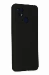 Xiaomi Poco C40 Kılıf İçi Kadife İnci Esnek Kamera Korumalı Silikon Kapak - Siyah