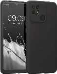 Xiaomi Poco C40 Kılıf İnce Mat Esnek Silikon - Siyah