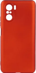 Xiaomi Poco F3 Kılıf İnce Mat Esnek Silikon - Kırmızı