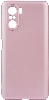 Xiaomi Poco F3 Kılıf İnce Soft Mat Renkli Esnek Silikon Kapak - Rose Gold