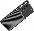 Xiaomi Poco F5 Pro Kılıf Silikon Parmak İzi Bırakmayan Karbon Soft Negro Kapak - Siyah