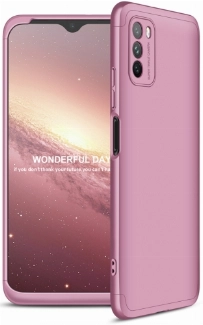 Xiaomi Poco M3 Kılıf 3 Parçalı 360 Tam Korumalı Rubber AYS Kapak - Rose Gold