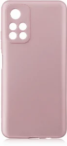 Xiaomi Poco M4 Pro 5G Kılıf İnce Mat Esnek Silikon - Rose Gold