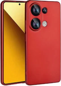 Xiaomi Poco M6 Pro 4G Kılıf İnce Soft Mat Renkli Esnek Silikon Kapak - Kırmızı