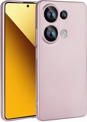 Xiaomi Poco M6 Pro 4G Kılıf İnce Soft Mat Renkli Esnek Silikon Kapak - Rose Gold