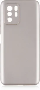 Xiaomi Poco X3 GT Kılıf İnce Mat Esnek Silikon - Gold