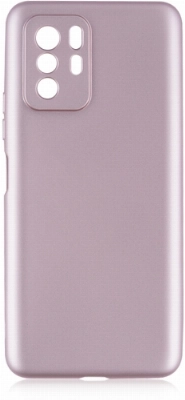 Xiaomi Poco X3 GT Kılıf İnce Soft Mat Renkli Esnek Silikon Kapak - Rose Gold