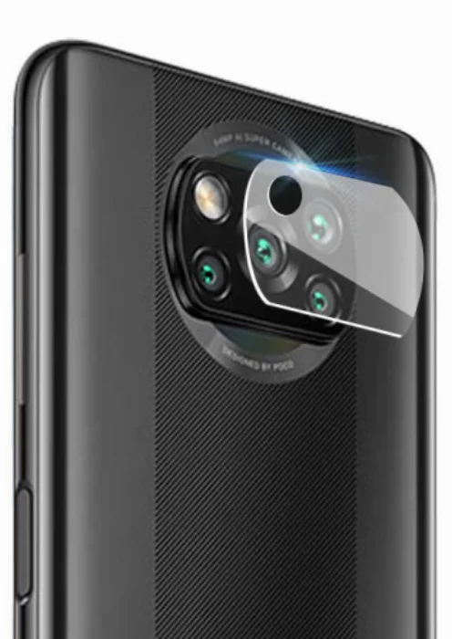Xiaomi Poco X3 NFC Nano Kamera Lens Koruma Camı