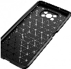 Xiaomi Poco X3 Pro Kılıf Silikon Parmak İzi Bırakmayan Karbon Soft Negro Kapak - Kahve