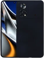 Xiaomi Poco X4 Pro Kılıf İnce Soft Mat Renkli Esnek Silikon Kapak - Siyah