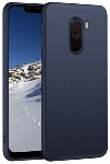 Xiaomi Pocophone F1 Kılıf İnce Soft Mat Renkli Esnek Silikon Kapak - Lacivert