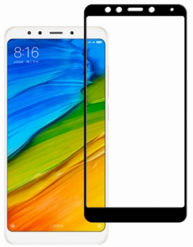 Xiaomi Redmi 5 Ekran Koruyucu Fiber Tam Kaplayan Nano - Siyah