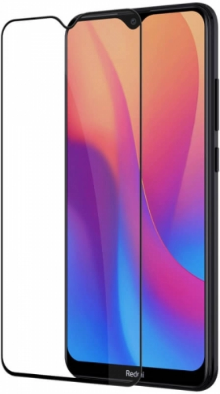 Xiaomi Redmi 8A Ekran Koruyucu Fiber Tam Kaplayan Nano - Siyah