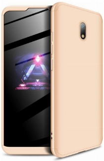 Xiaomi Redmi 8A Kılıf 3 Parçalı 360 Tam Korumalı Rubber AYS Kapak  - Gold