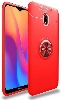 Xiaomi Redmi 8A Kılıf Renkli Silikon Yüzüklü Standlı Auto Focus Ravel Kapak - Kırmızı