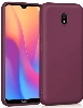 Xiaomi Redmi 8A Kılıf İnce Soft Mat Renkli Esnek Silikon Kapak - Mürdüm