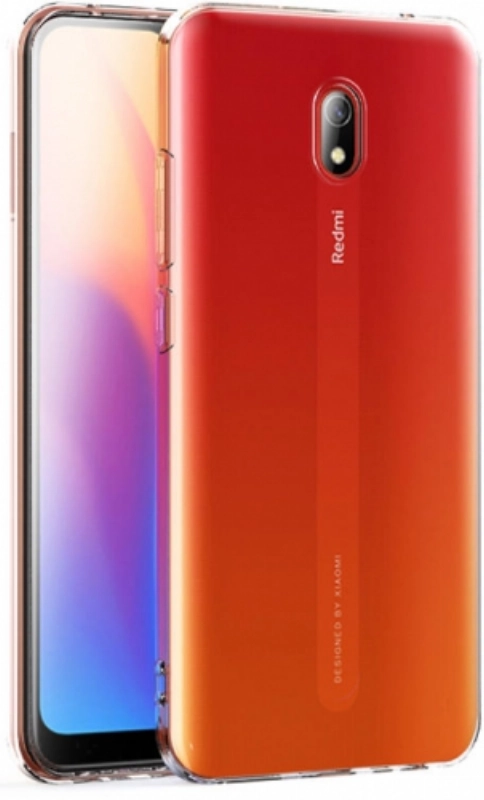 Xiaomi Redmi 8A Kılıf Kamera Korumalı Esnek Silikon Kapak - Şeffaf