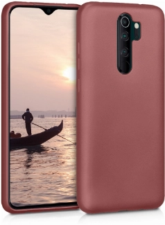 Xiaomi Redmi 9 Kılıf İnce Soft Mat Renkli Esnek Silikon Kapak - Mürdüm