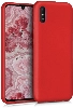 Xiaomi Redmi 9A Kılıf İnce Soft Mat Renkli Esnek Silikon Kapak - Kırmızı