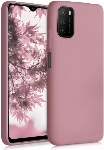 Xiaomi Redmi 9T Kılıf İnce Soft Mat Renkli Esnek Silikon Kapak - Rose Gold