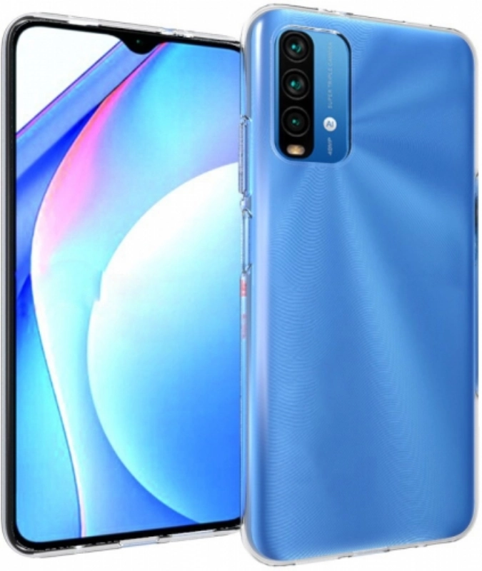 Xiaomi Redmi 9T Kılıf Kamera Korumalı Esnek Silikon Kapak - Şeffaf