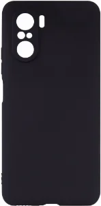 Xiaomi Redmi K40 Kılıf İnce Mat Esnek Silikon - Siyah