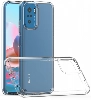 Xiaomi Redmi Note 10s Kılıf Korumalı Kenarları Silikon Arkası Sert Coss Kapak  - Şeffaf