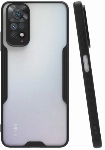 Xiaomi Redmi Note 11 Pro Kılıf Renkli Silikon Kamera Lens Korumalı Şeffaf Parfe Kapak - Siyah