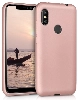 Xiaomi Redmi Note 6 Pro Kılıf İnce Soft Mat Renkli Esnek Silikon Kapak - Rose Gold