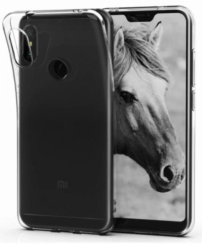 Xiaomi Redmi Note 6 Pro Kılıf Ultra İnce Kaliteli Esnek Silikon 0.2mm - Şeffaf