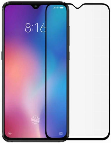 Xiaomi Redmi Note 7 5D Tam Kapatan Kenarları Kırılmaya Dayanıklı Cam Ekran Koruyucu - Siyah