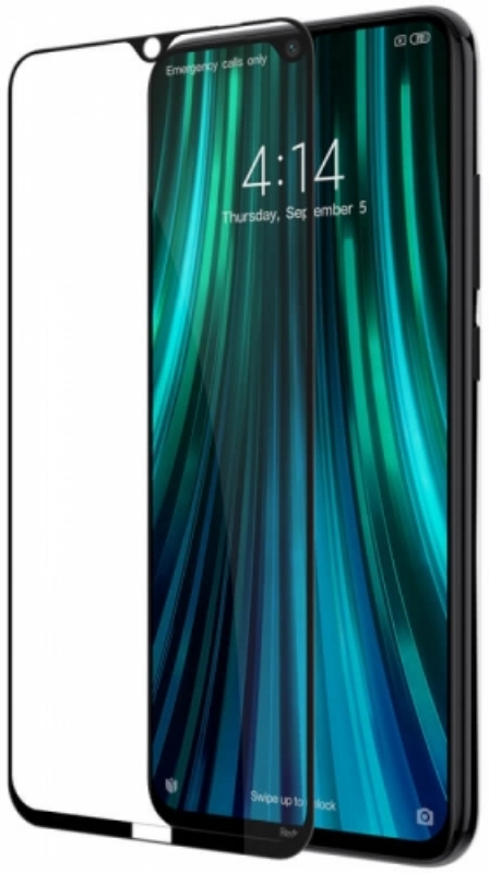 Xiaomi Redmi Note 8 Ekran Koruyucu Fiber Tam Kaplayan Nano - Siyah