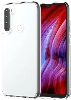 Xiaomi Redmi Note 8 Kılıf Korumalı Kenarları Silikon Arkası Sert Coss Kapak  - Şeffaf