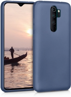 Xiaomi Redmi Note 8 Pro Kılıf İnce Soft Mat Renkli Esnek Silikon Kapak - Lacivert