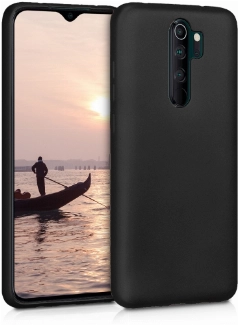 Xiaomi Redmi Note 8 Pro Kılıf İnce Soft Mat Renkli Esnek Silikon Kapak - Siyah