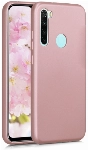 Xiaomi Redmi Note 8T Kılıf İnce Soft Mat Renkli Esnek Silikon Kapak - Rose Gold