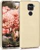 Xiaomi Redmi Note 9 Kılıf İnce Soft Mat Renkli Esnek Silikon Kapak - Gold