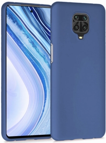 Xiaomi Redmi Note 9 Pro Kılıf İnce Soft Mat Renkli Esnek Silikon Kapak - Lacivert