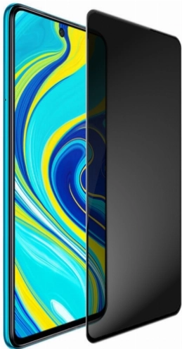 Xiaomi Redmi Note 9s Kırılmaz Cam 5D  Ekran Koruyucu Karartmalı Hayalet Cam Privacy Tam Kapatan 