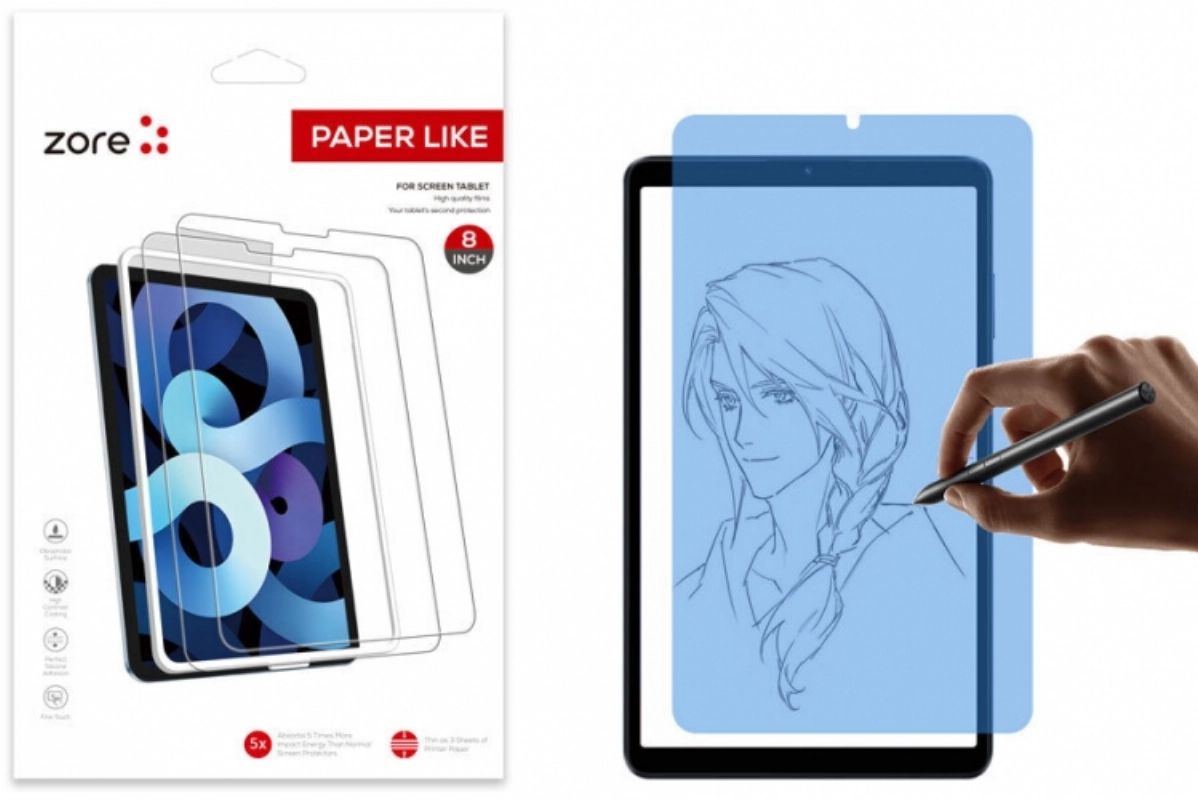 Xiaomi Redmi Pad SE 8.7 Ekran Koruyucu Parmak İzi Bırakmayan Kağıt Hissi Paper-Like Serisi