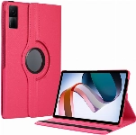 Xiaomi Redmi Pad Tablet Kılıfı 360 Derece Dönebilen Standlı Kapak - Pembe