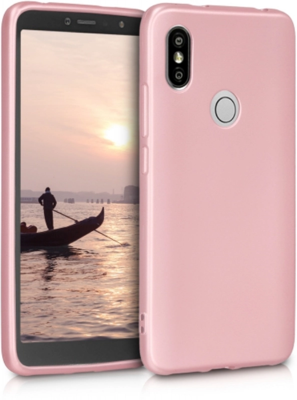 Xiaomi Redmi S2 Kılıf İnce Soft Mat Renkli Esnek Silikon Kapak - Rose Gold