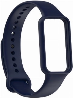 Xiaomi Redmi Smart Band 2 Kordon Renkli Delikli Yumuşak Silikon KRD-87 - Lacivert