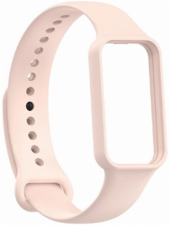 Xiaomi Redmi Smart Band 2 Kordon Renkli Delikli Yumuşak Silikon KRD-87 - Pembe Açık