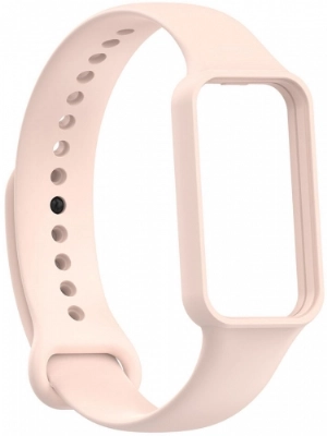 Xiaomi Redmi Smart Band 2 Kordon Renkli Delikli Yumuşak Silikon KRD-87 - Pembe Açık