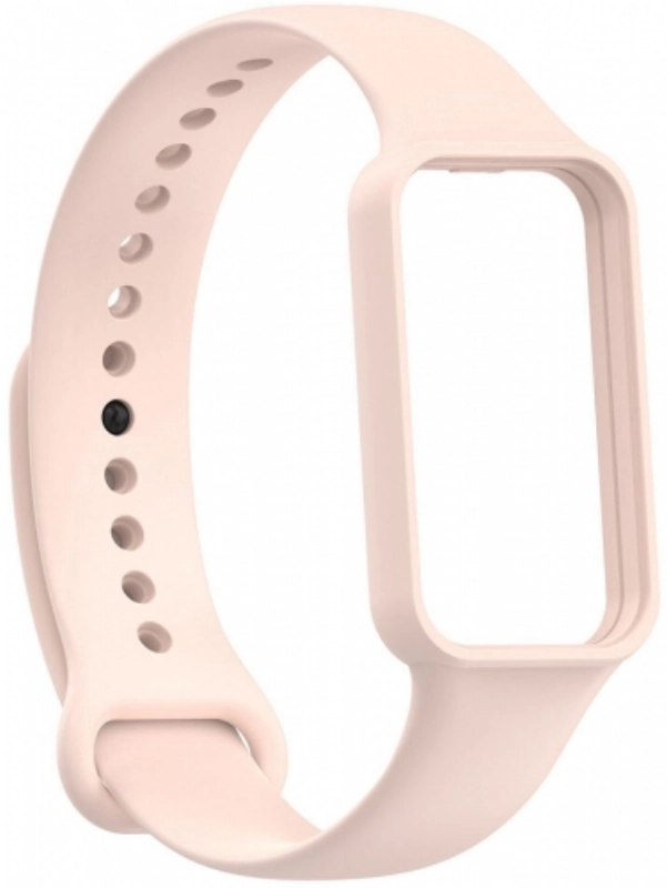 Xiaomi Redmi Smart Band 2 Kordon Renkli Delikli Yumuşak Silikon KRD-87 - Pembe Açık