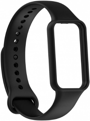 Xiaomi Redmi Smart Band 2 Kordon Renkli Delikli Yumuşak Silikon KRD-87 - Siyah