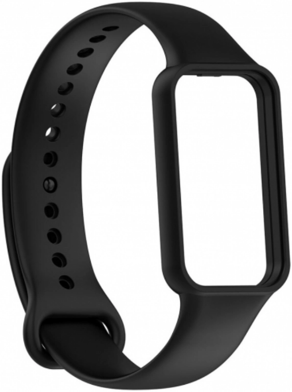 Xiaomi Redmi Smart Band 2 Kordon Renkli Delikli Yumuşak Silikon KRD-87 - Siyah