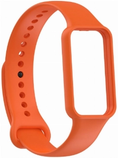 Xiaomi Redmi Smart Band 2 Kordon Renkli Delikli Yumuşak Silikon KRD-87 - Turuncu