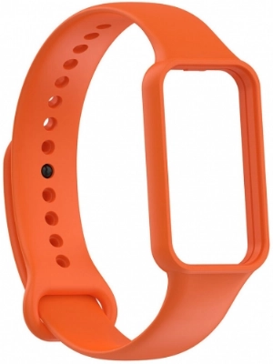 Xiaomi Redmi Smart Band 2 Kordon Renkli Delikli Yumuşak Silikon KRD-87 - Turuncu